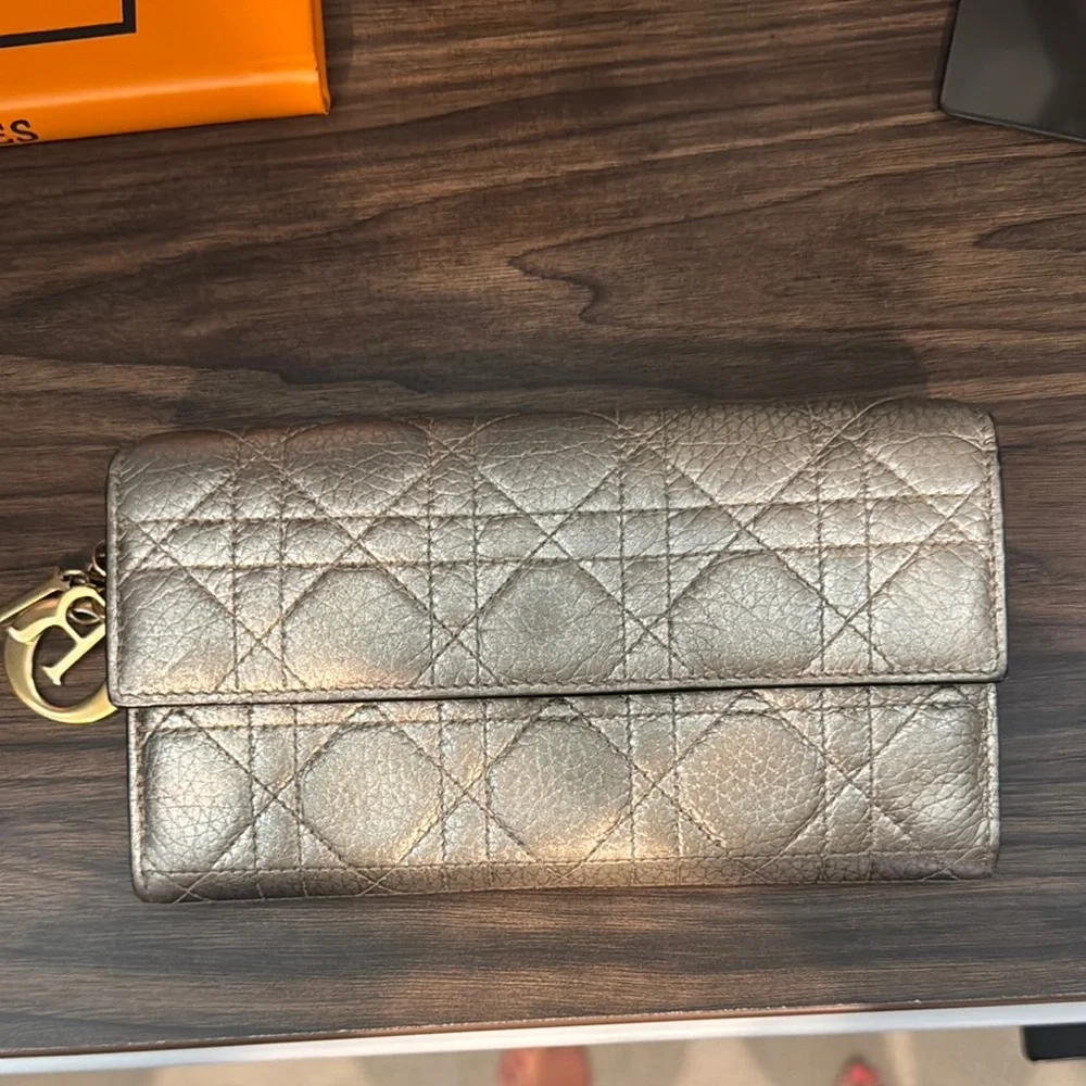 Dior Metallic Wallet